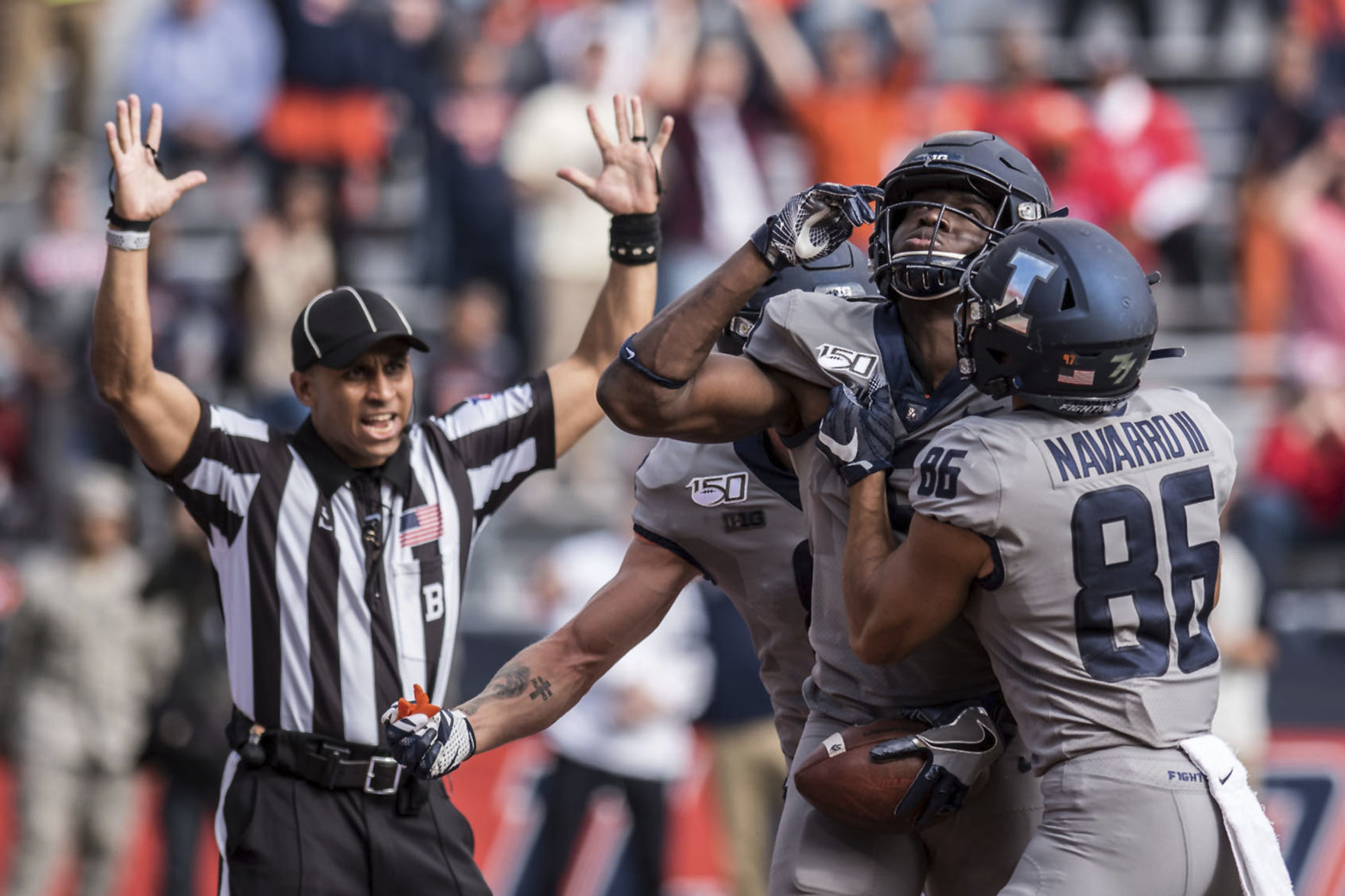 Fighting Illini 24, Badgers 23